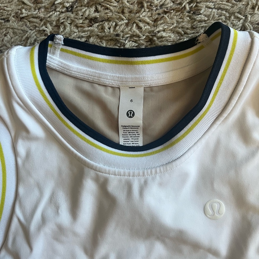 Lululemon Varsity Scoop-Neck Cropped Tennis Tank Top - Picture 7 of 7